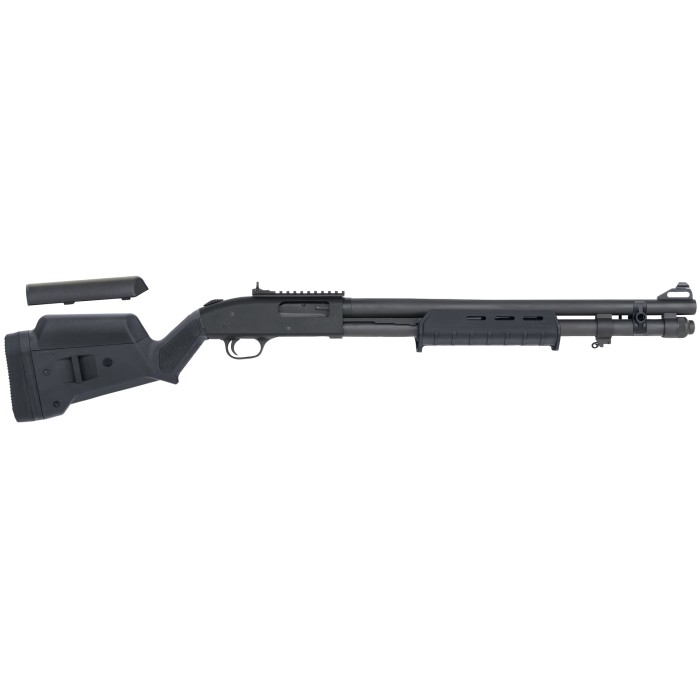 Mossberg 590 A1 Magpul Series Pump Action 12 Gauge Shotgun - Ghost Ring Sight - Black - 20