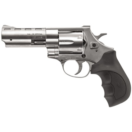 EAA Windicator .357 Magnum 6-Round Revolver - Nickel - Rubber - 4