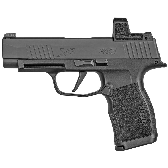 SIG SAUER P365XL 9MM 3.7 12RD BLK ROMEO E