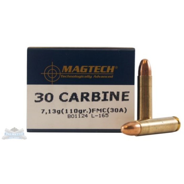 Magtech 30 Carbine 110gr FMJ Ammunition 50rds - 30A