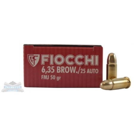 Fiocchi Shooting Dynamics .25ACP 50GR FMJ 50Rds