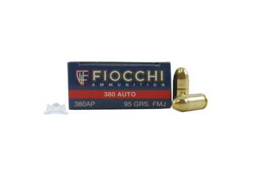 Fiocchi .380 Auto/ACP 95gr FMJ Ammunition 50rds - 380AP