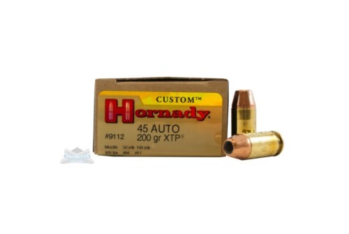 Hornady .45 Auto/ACP 200 gr XTP Custom Pistol Ammunition 20rds - 9112