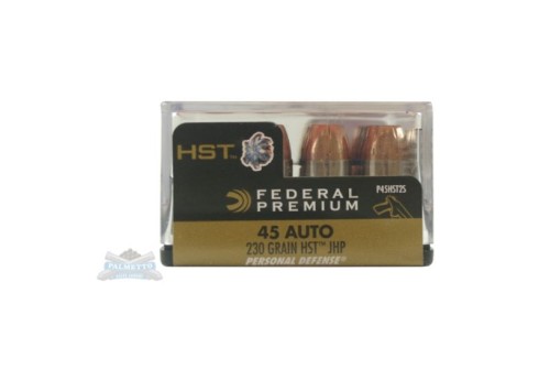 Federal 45 Auto/ACP 230gr HST Ammunition 20RDS - P45HST2S