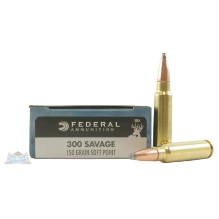 Federal 300 Savage 150gr SP Poerw-Shok Ammunition 20rds - 300A