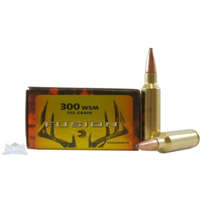 Federal 300 WSM 150gr Fusion Ammunition 20rds - F300WSMFS3