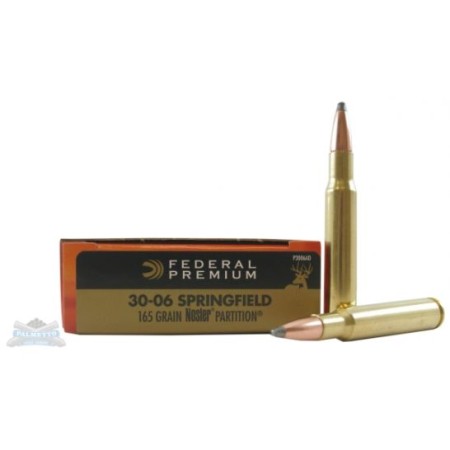 Federal 30-06 165gr Nosler Partition Vital-Shok Ammunition 20rds - P3006AD