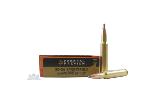 Federal 30-06 165gr Nosler Partition Vital-Shok Ammunition 20rds - P3006AD