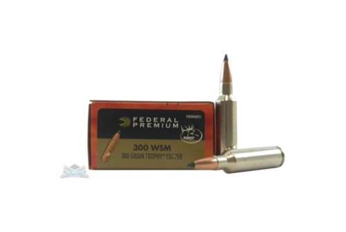 Federal Vital Shok 300 WSM 180gr Trophy Copper 20 Rounds Ammunition - P300WSMTC1