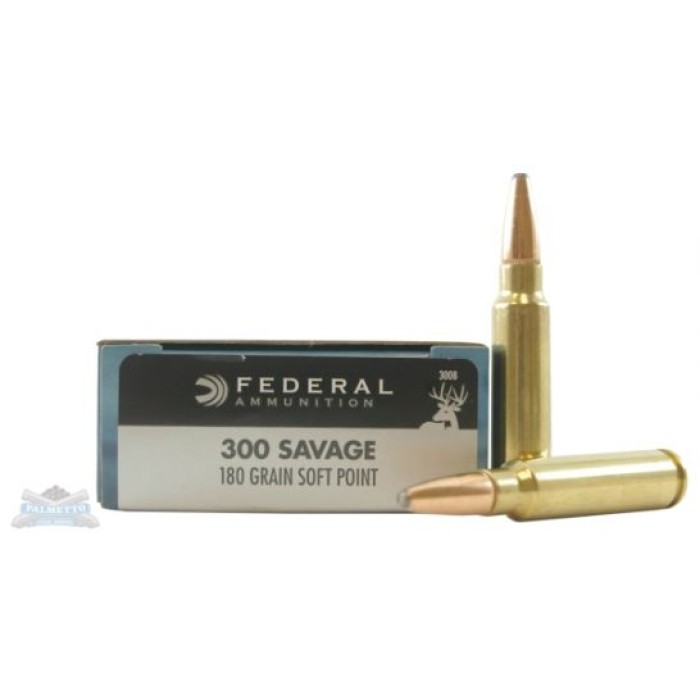 Federal 300 Savage 180gr SP Pwer-Shok Ammunition 20rds - 300B