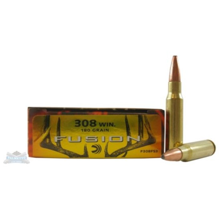 Federal 308 180gr Fusion Ammunition 20rds - F308FS3