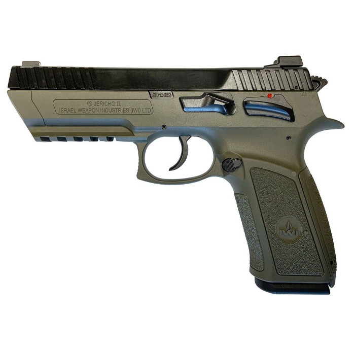 IWI Jericho 941 Enhanced 9mm, 4.4" Barrel, Novak Sights, OD Green, 17rd