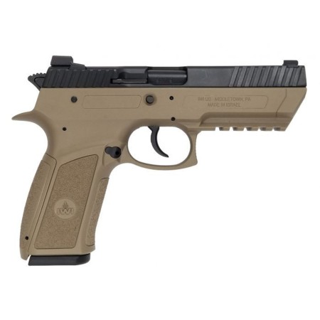 IWI Jericho 941 Enhanced 9mm, 4.4" Barrel, Novak Sights, FDE, 17rd