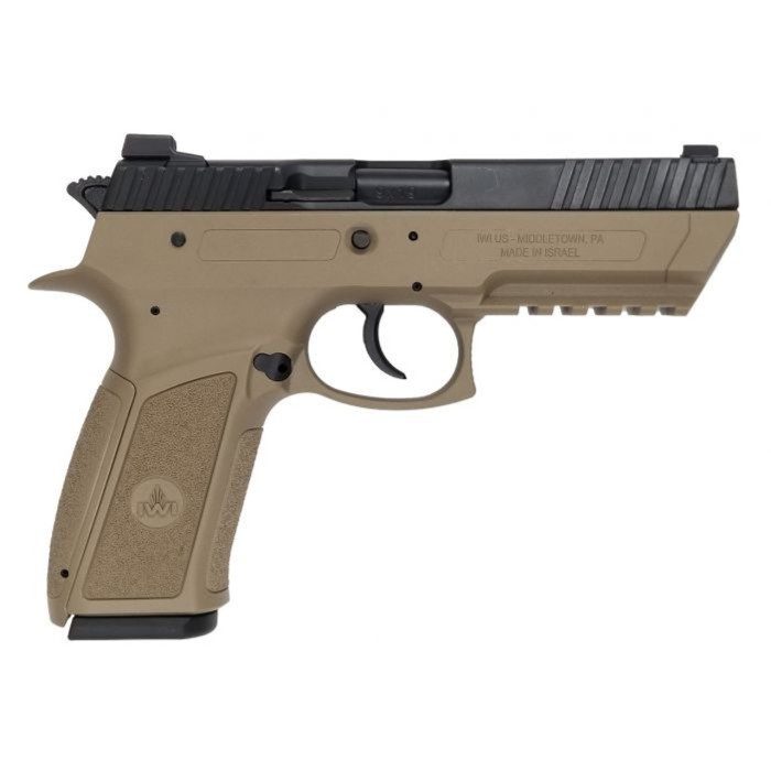 IWI Jericho 941 Enhanced 9mm, 4.4" Barrel, Novak Sights, FDE, 17rd