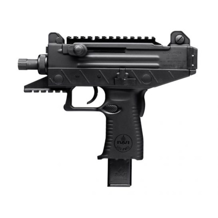 IWI Uzi Pro 4.5" Threaded Barrel 9mm Pistol, Black - UPP9S-T