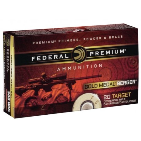 Federal 308 Win. 185gr Berger Juggernaut OTM Tactical Ammunition, 20 Round Box - GM308BH185