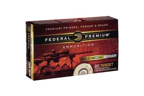 Federal 308 Win. 185gr Berger Juggernaut OTM Tactical Ammunition, 20 Round Box - GM308BH185