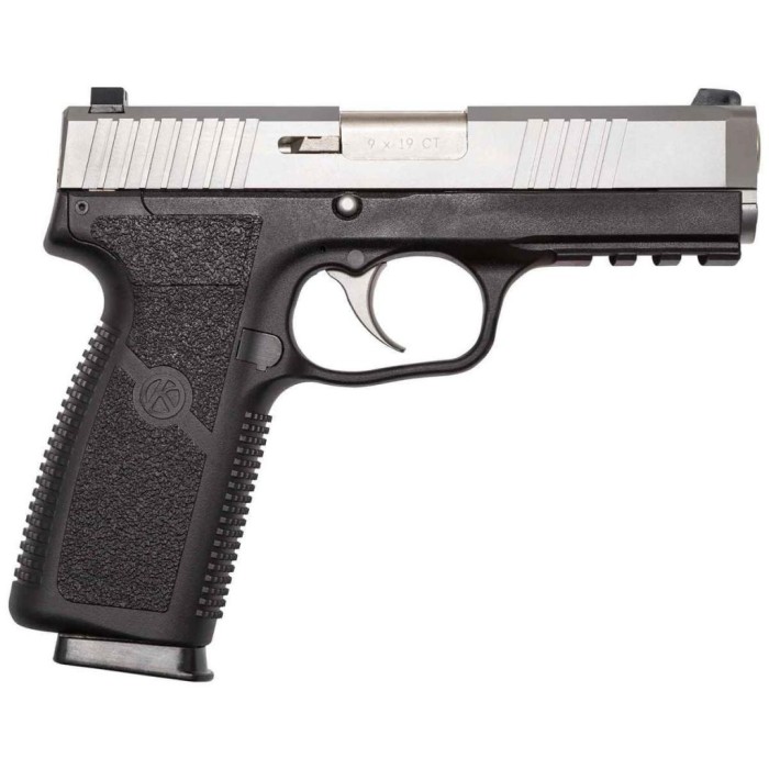 Kahr St9 Handgun 9Mm Luger 8Rd Magazines(2) 4" Barrel Black Polymer Grip Stainless Slide ST9093