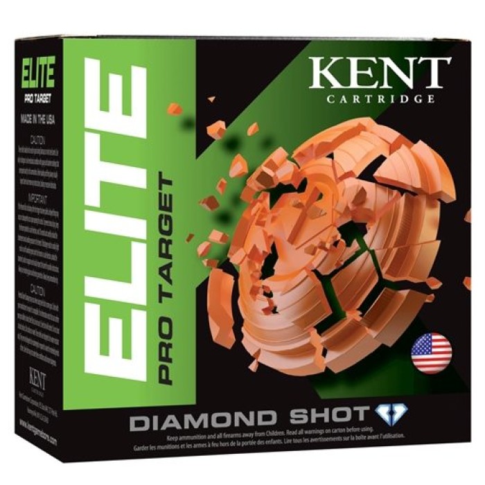 Kent Elite Pro Target Load 12 ga. 2.75 in. 1 oz. 8 Shot 25 rd. 1290 FPS E12P288 656308110189