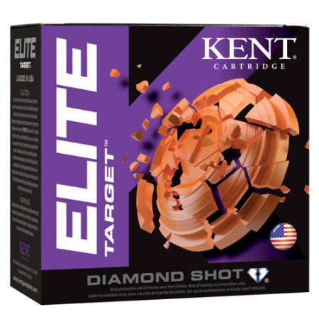 Kent Cartridge Elite Pro Target 12 GA, 2-3/4in. 1oz. #7.5 Shot - 25 Rounds [MPN: E12T2875]