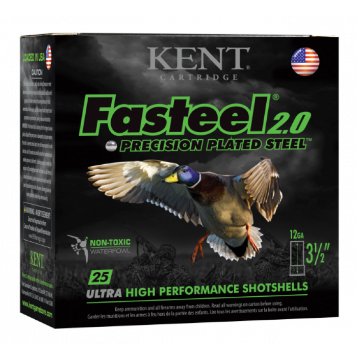 Kent Fasteel 2.0 12 Gauge Ammo 3.5" BB, 10 rds/box - K1235FS42-BB