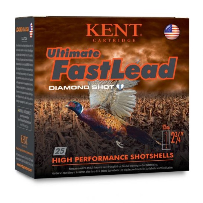 Kent Ultimate Fast Lead 12 Gauge 2 3/4" 1 3/8 oz 6 Shot 25 Rounds - K122UFL406