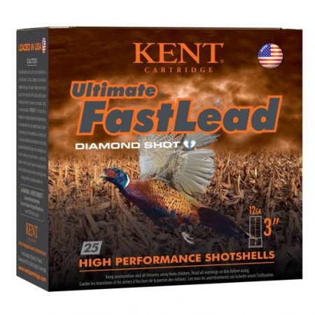 Kent Ultimate Fast Lead 12 Gauge 3" 1 3/4 oz 4 Shot 25 Rounds - K123UFL504