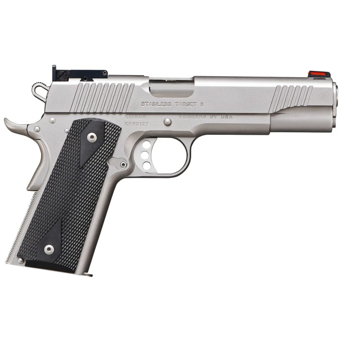 Kimber 1911 Stainless Target II 10mm Pistol - CA Compliant - Dirty Bird Industries