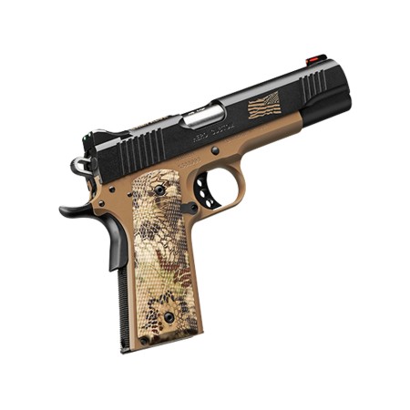 Kimber Hero Custom .45 ACP, 5.25" Barrel, Boot Campaign Engraving, Highlander G10, 7rd