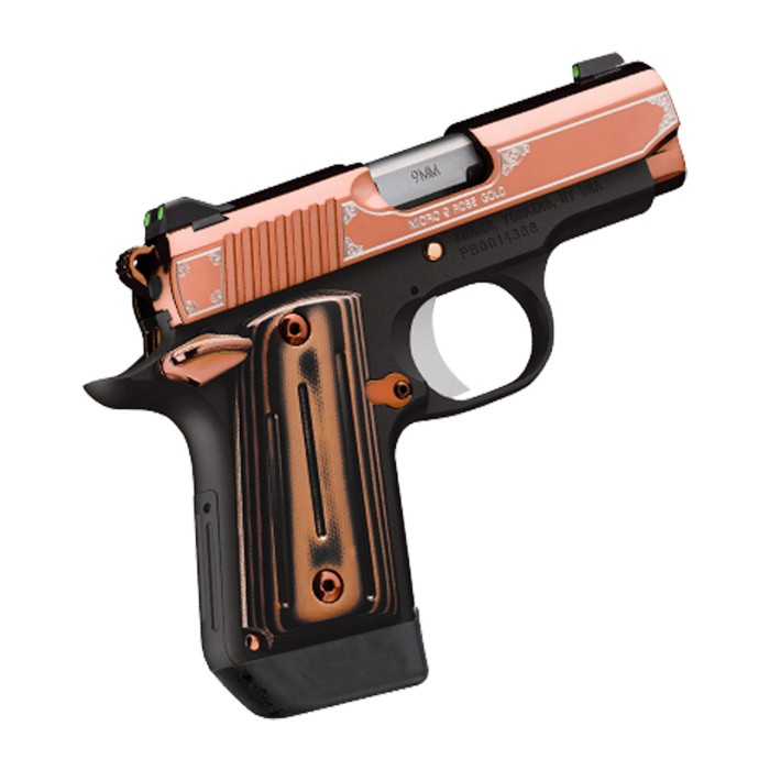 Kimber Micro 9 Rose Gold 9mm, 3.15" Barrel, Night Sights, PVD Rose Gold Finish, 6rd