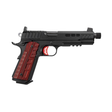 Kimber Rapide Heat 1911 9mm, 5" Threaded Barrel, Red G-10 Grips, Optic Ready, 9rd