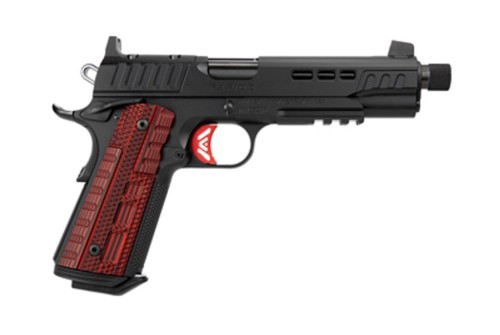 Kimber Rapide Heat 1911 9mm, 5" Threaded Barrel, Red G-10 Grips, Optic Ready, 9rd