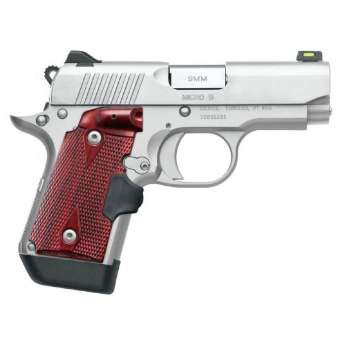 Kimber Micro 9 LG 9mm Pistol, Stainless - 3700482