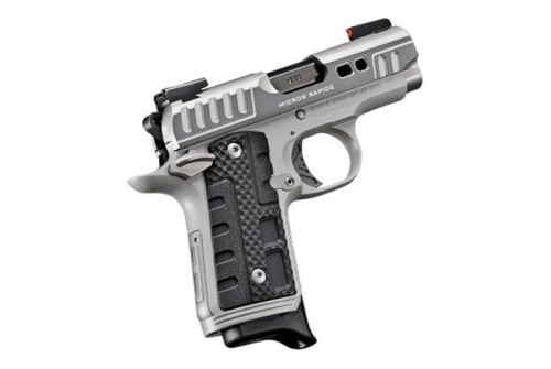 Kimber Micro 9 Rapide Black Ice 9mm Pistol, Silver/Black - 3300223