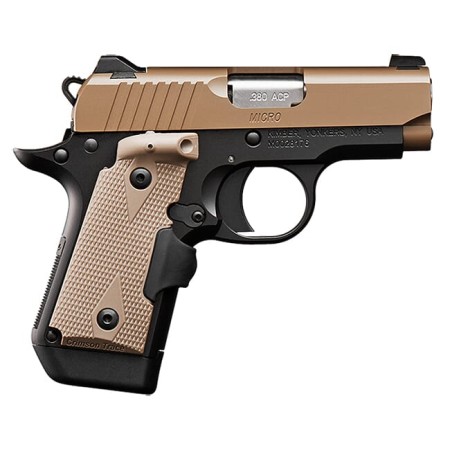 Kimber Micro Desert Tan (LG)(NS) .380 ACP Pistol 3300209