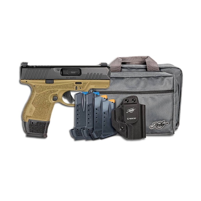 Kimber R7 Mako 9mm Bbl Optics Ready FDE Pistol w/Mission First Tactical Holster, Kimber Range Bag, (3) 15rd, (1) 13rd & (1) 11rd Mag 3800037