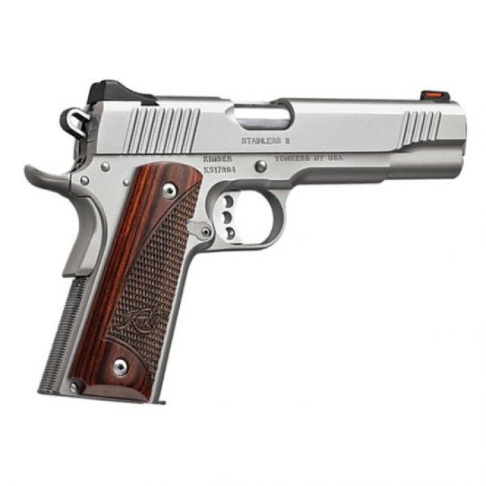 Kimber Stainless II .45 ACP 1911 Pistol, Satin Silver - 3200328