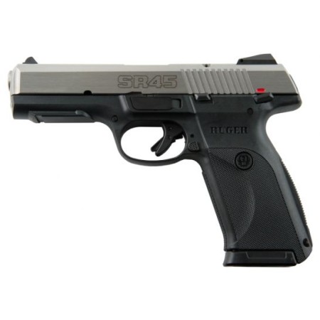 Ruger SR45 .45ACP 4.5in Bbl Stainless Slide Pistol 3801