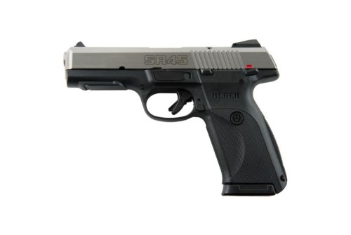 Ruger SR45 .45ACP 4.5in Bbl Stainless Slide Pistol 3801