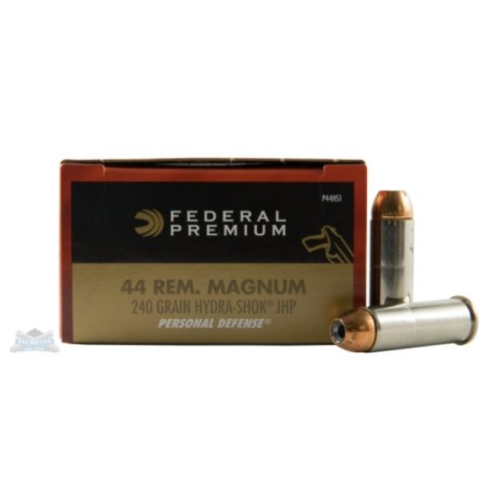 Federal 44 Magnum 240gr Hydra-Shok Ammunition 20rds - P44HS1