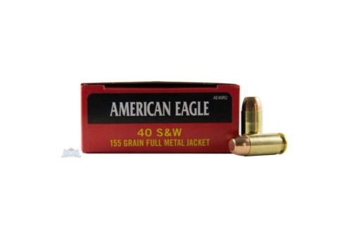 Federal 40 S&W 155gr FMJ Ammunition  50rds - AE40R2