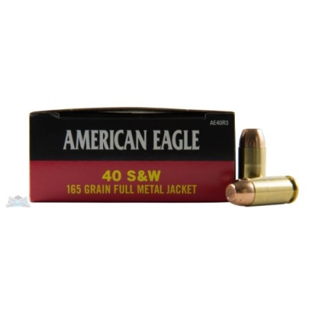 American Eagle 40 S&W Ammo 165 Grain FMJ 50rds - AE40R3