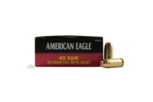 American Eagle 40 S&W Ammo 165 Grain FMJ 50rds - AE40R3