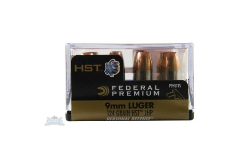 Federal 9mm 124gr HST Ammunition 20rds - P9HST1S