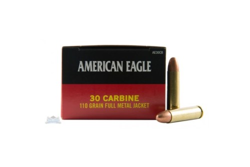 American Eagle 30 Carbine 110gr FMJ Ammunition 50rds - AE30CB