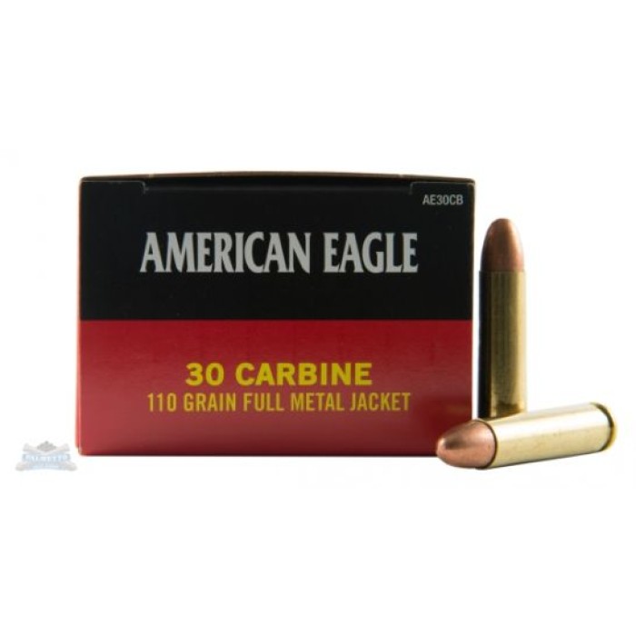 American Eagle 30 Carbine 110gr FMJ Ammunition 50rds - AE30CB