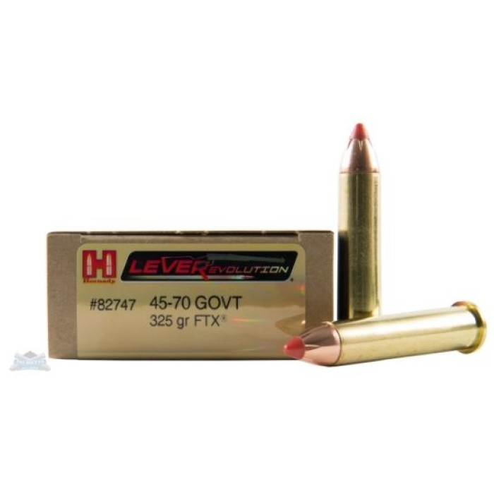 Hornady 45-70 Gov't 325gr FTX LeverEvolution Ammunition 20rds - 82747