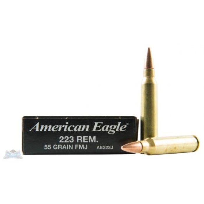 Federal American Eagle 223Rem 55Gr Fmj BT 20/25 AE223F