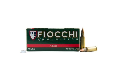 Fiocchi 4.6X30 H&K 40gr JSP Ammunition, 50 Round Box - 46EXB