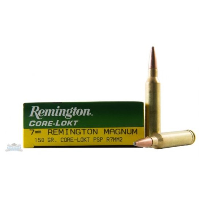 Remington 7mm Magnum 150gr Core-Lokt PSP Ammunition,  20 Rounds - R7MM2